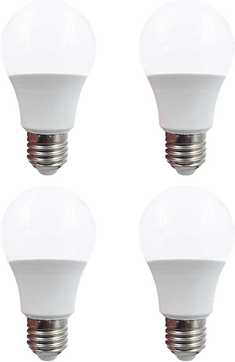 Taysing 12V Light Bulb A15 3W Soft White 3000K E26 Screw Base 12v led Bulb DC 12 Volt 24v 36v 48v Low Voltage Lights for Solar Battery System,RV,Marine Boat,Off Grid Lighting(3W-3000K-4 Pack)