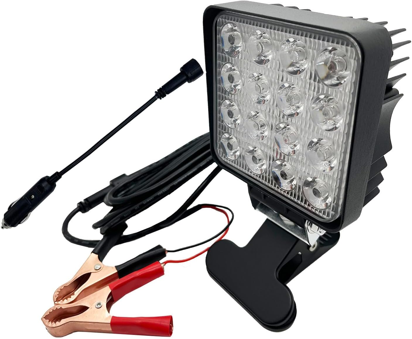 Boat Docking Headlights Led Pod Lights 30W 6000K 12V Above Water Flood Light Marine Led Lights for Kayak Bass Jon Fishing Boat Spreader Light T-top Deck Driving Stern Lights Truck Lights
