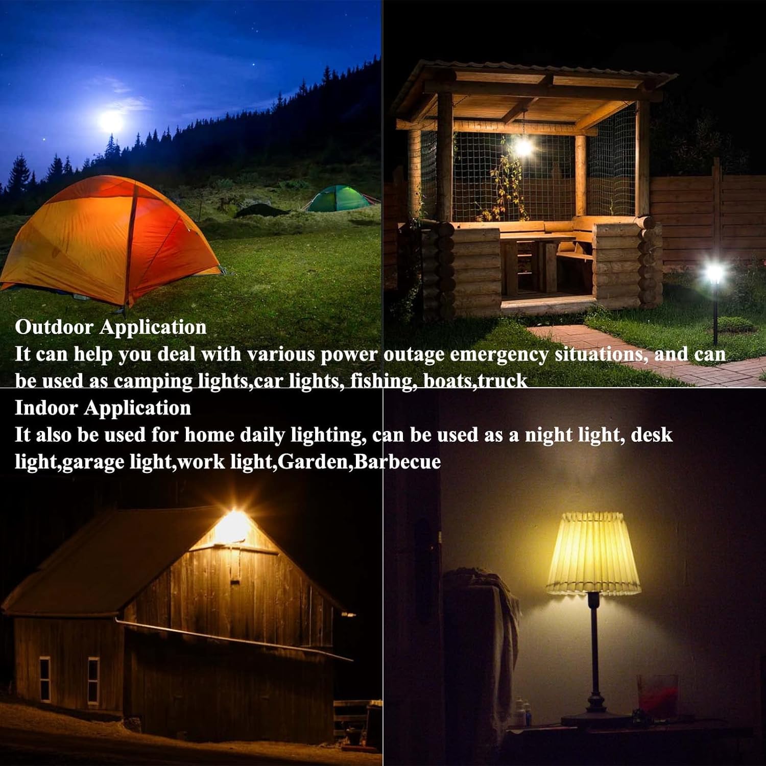 USB Rechargeable Light Bulbs with Remote Dimmable Timing 3000mAh Rechargeable Battery Portable LED Tent Light Bulbs for Home Emergency Camping Tent Hiking Hurricane Outage (Soft White 2 Pack)