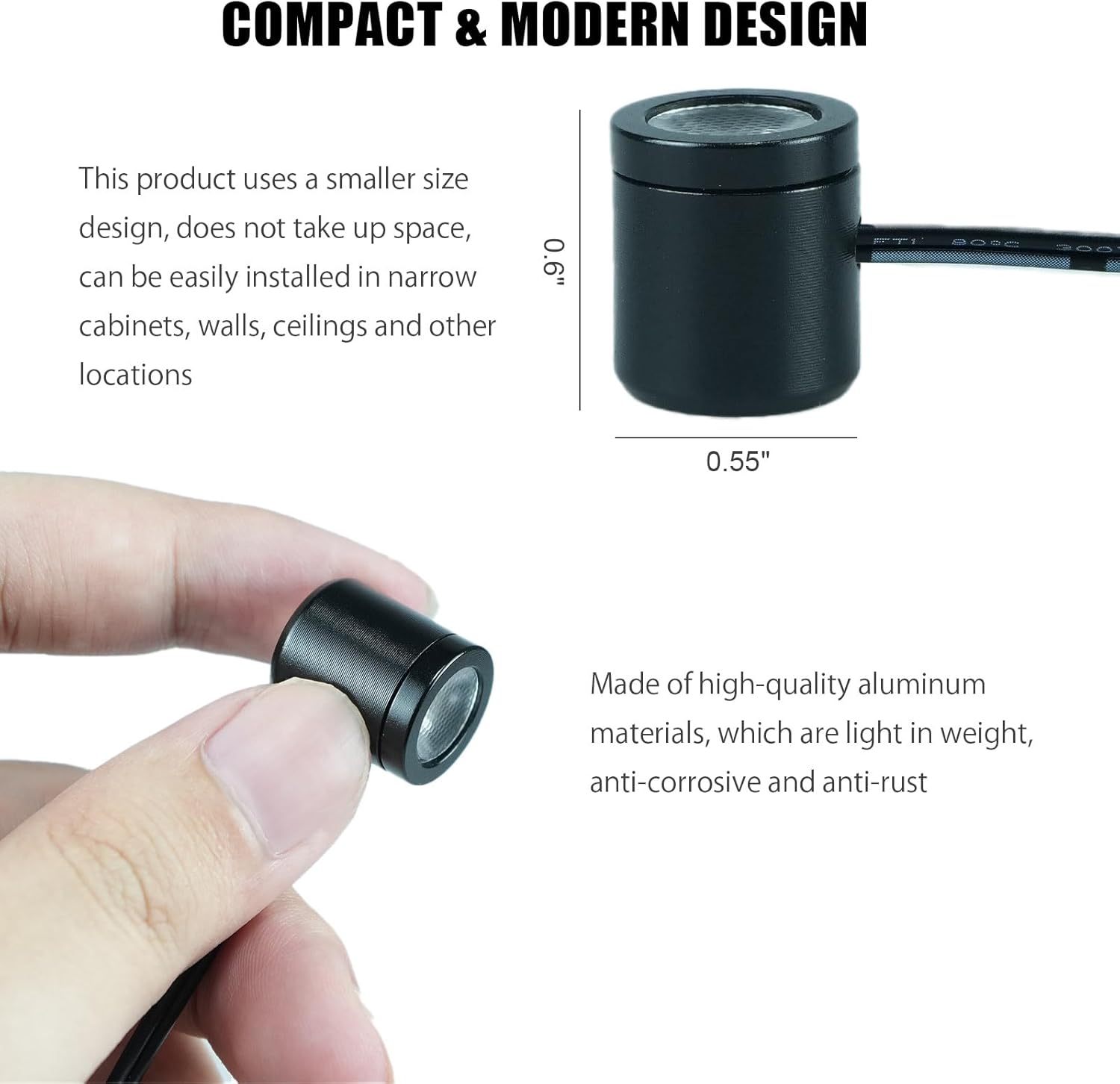 Mini LED Spotlights with USB Hub,Magnetic Base,USB Powered Small Spotlight Display Lights,Accent Lighting for Artwork,Paintings,Jewelry,Display Cases,handicrafts,Models,Toys,Puzzles(Warm White)