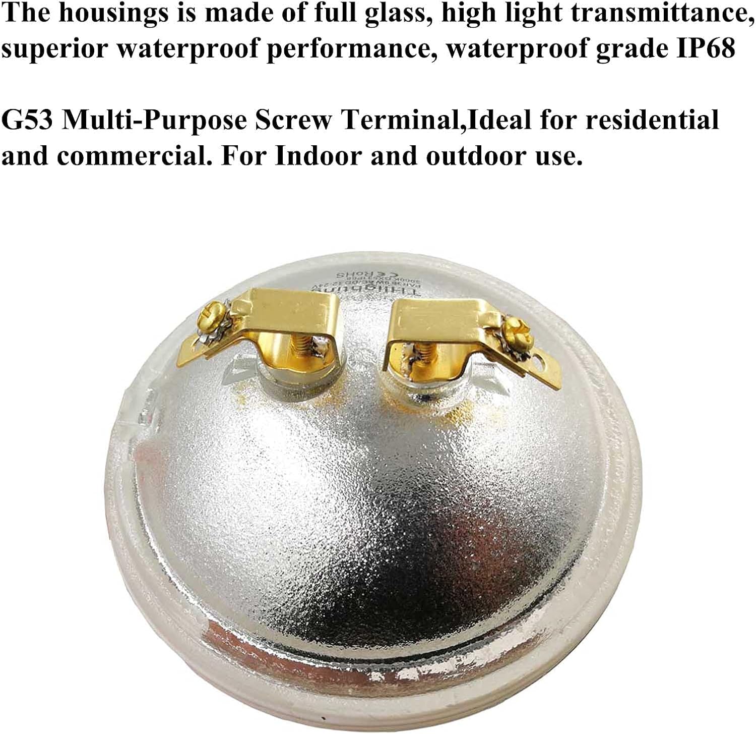 LED PAR36 Bulb 9W 5000K Eq to 60W Halogen 10-30V Waterproof IP68 Flood Landscape Light Bulbs Led Tractor Lights for Landscape Well Light Off-Road Vehicles Tractor RV Vehicles(Daylight White 1 Pack)